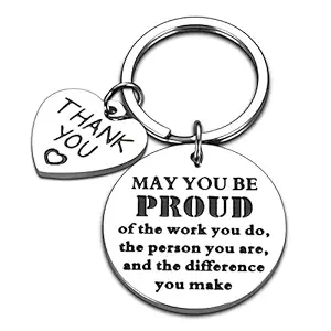 Administrative Professional Day Gifts for Coworker Women Thank You Keychain for Colleague Boss Manager Employee Coach Teacher Appreciation Farewell Going Away Retirement Christmas Thanksgiving Gifts,
