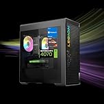 Lenovo Legion Ryzen 7 RTX 4070 Super Ultimate Gaming Desktop. AMD Ryzen 7 7700 (Beats Intel i7-13700H), RTX 4070 Super, RAM DDR5 da 32 GB, SSD da 2 TB, KB e mouse cablati, Wi-Fi 6, Windows 11 Home