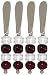 The Pampered Chef Cheese Spreader Knife 4-Pack