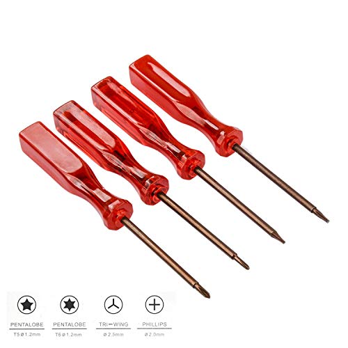 iProPower - Destornilladores de Repuesto para MacBook Air de 13 y 11 Pulgadas (1,2 mm, T5 T6)