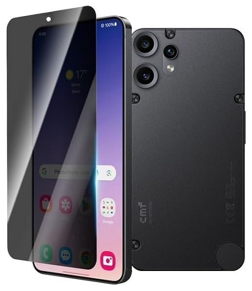 Image of for CMF Phone 2 Pro 5G Edge to Edge Anti Spy Privacy Tempered Glass with Easy Installation Kit | Black (Pack of 1)