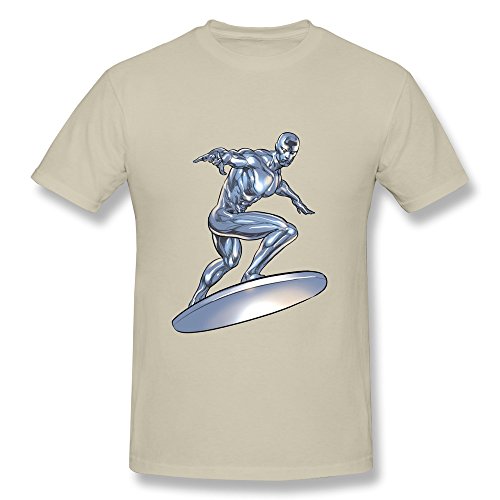 Men's Marvel Comics Silver Surfer T-Shirt White Xlarge