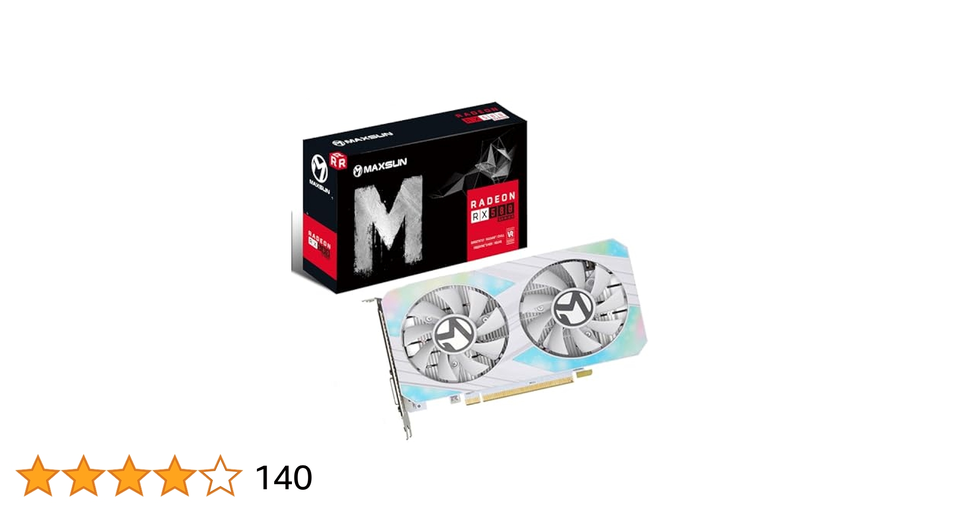 MAXSUN AMD Radeon RX580 2048SP ビデオカード Amazon | maxsun AMD Radeon RX 580 ビデオカード、2048SP GDDR5