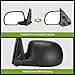 AUTOSAVER88 Left Driver Side Mirror Compatible with 1999-2006 Chevy Silverado GMC Sierra 1500 2500(07 Classic Only), 2000-2006 Suburban Avalanche Yukon XL Denali Door Mirror Manual Adjustable Folding