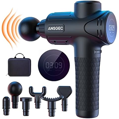 Pistola de Masaje Muscular- ANSGEC Masajeador Muscular de Tejido Profundo Cover