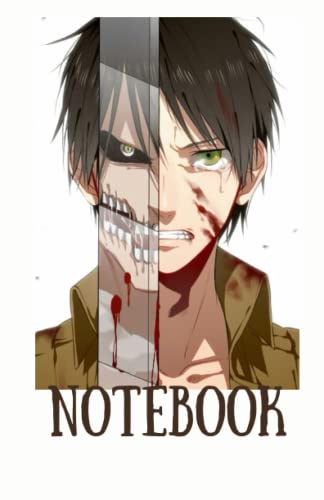 Attack on Titan Notebook | Pocket size | 100 lined pages | Gift for teens: Journal with lined pages, small size (5.5*8.5) Anime notebook for students Attack on Titan Notebook | Pocket size | 100 lined pages | Gift for teens: Journal with lined pages, small size (5.5*8.5) Anime notebook for students
