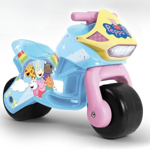 Image of Best Ride On Cars Peppa Pig Foot-to-Floor Motorbike for Kids Ages 2-6 | Officially Licensed Toddler Ride-On Toy with Wide Wheels, Lightweight Design & Stable Frame | Indoor /Outdoor Fun