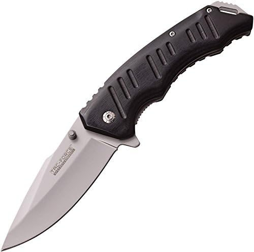 TF-923BK-MC Spring Assisted Knife, Black Parkwood Handle, 4.75"