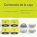 Pack de 4 cuchillas de recambio y 3 peines guía compatibles con OneBlade QP25 Imagen de Pack de 4 cuchillas de recambio y 3 peines guía compatibles con OneBlade QP25