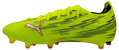 Puma Unisex Ultra 6 Match Fg/Ag Fußballschuh, Yellow Alert Puma Black Glowing Red Lime Squeeze, 43 EU – Ansicht 1