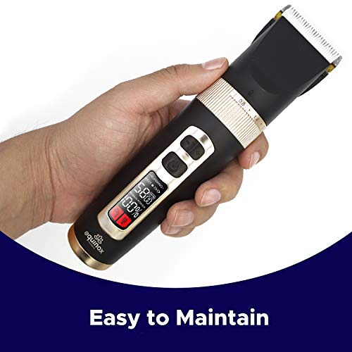 Equinox International Hair Trimmer Beard Trimmer, Rechargeable Trimmer for Men, Cordless Hair Clippers, Hair Cutting Kit with 8 Guards, Lightweight Professional Hair Clippers for All Hair Types