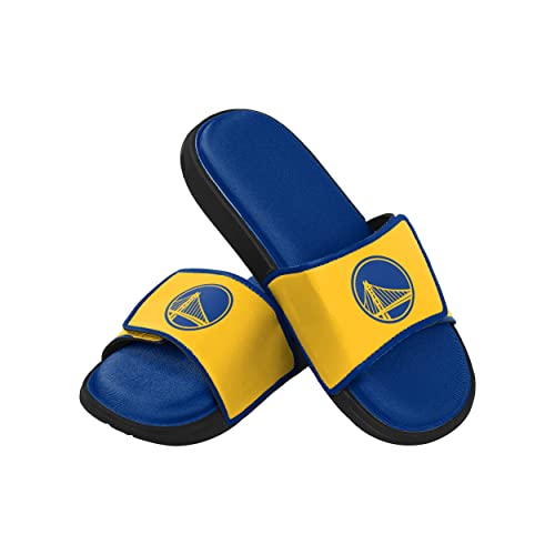 FOCO Golden State Warriors NBA Mens Foam Sport Slide Sandals