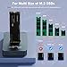 AMZPILOT M.2 NVMe & SATA to USB C Docking Station, M.2 SSD to USB A C Reader Adapter for Both M.2 (M Key, B+M Key) NVMe and SATA NGFF SSD Dock, Size for 2280 2260 2242 2230 Enclosure - Aluminum Alloy