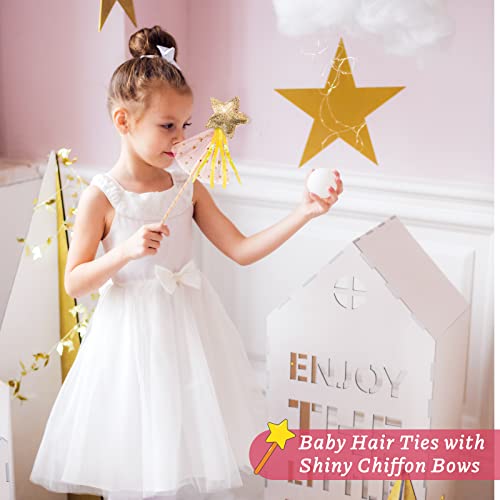 image for Honoson 24 Pcs Glitter Star Magic Wand Princess Wand Fairy Angel Star 