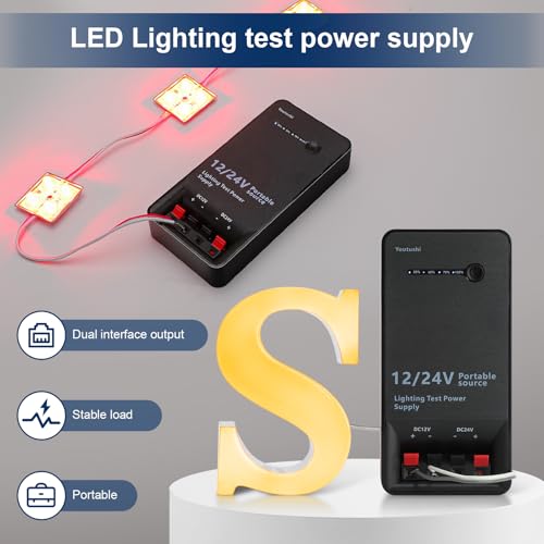 Image of DC Power Supply Portable 12V 24V Rechargeable Battery Power Supply Tool Li-Ion Battery Pack LED Signage Industry Lighting Test Power Supply Temporary DC Power Supply Plug and Play