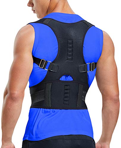 Back Brace Posture Corrector for Men Women - Clavicle Support Back Straightener - Slouching Brace Fixer - Kyphosis Posture Correction(L)