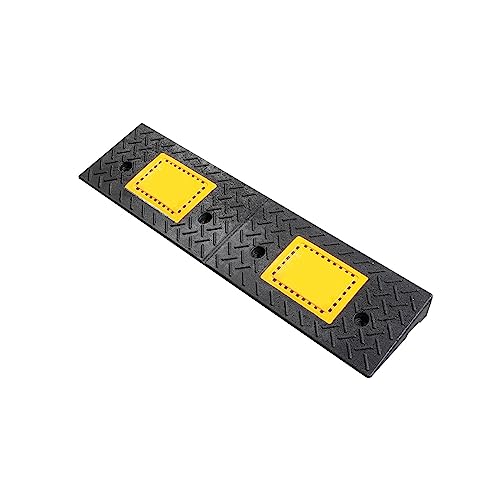 Rampas de goma y plástico con superficie antideslizante 100x30x10 cm miniatura 1