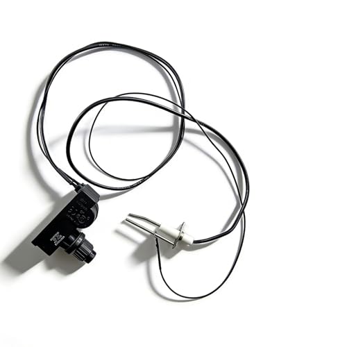 Grill Ignite Extra-Long Spark Generator with Ceramic & Double Ignition Electrode Push Button Grill Igniter Replacement Kit for Gas Grill Fire Pit Fireplace Burner 2 Outlets Ground Wire