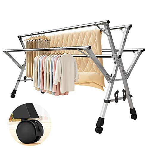 Étendoir à linge pliable extérieur et salon pour optimiser votre espace