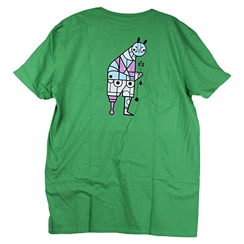 Darkroom Skateboard T-Shirt Pegleg Green Size XL