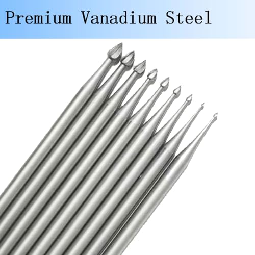 12 Puntas Bud Burr para Joyería de 3/32'' para Herramientas Rotativas miniatura 3