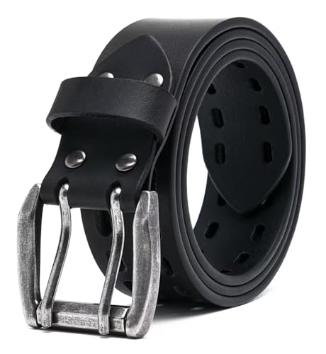 Fabio Valenti Men’s Casual Genuine Leather Jeans Belts 1 1/2