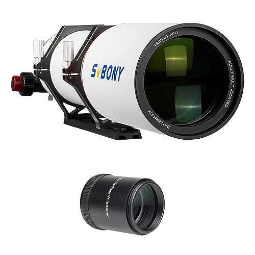 SVBONY SV550 APO Telescope, Bundle with SV209 Field Flattener, 122mm
