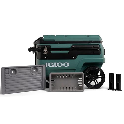 igloo trailmate journey 70qt wheeled cooler insulated hard shell ice chest