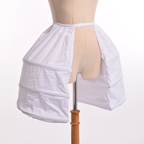 BLESSUME Victorian Dress Double Pannier Petticoat3