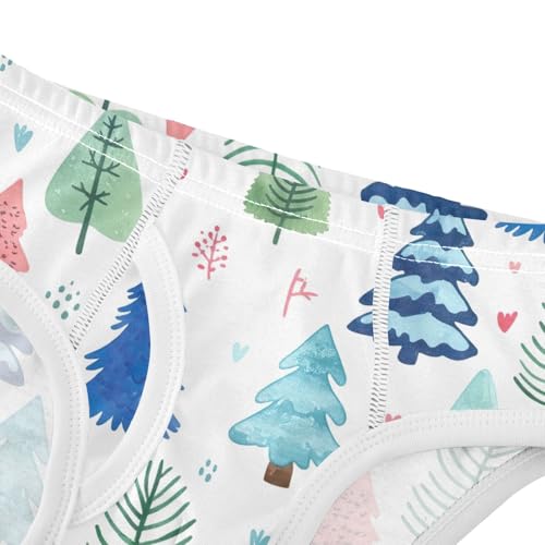 ODAWA Christmas Trees Winter Cotton Underwear, 2T Underwear4
