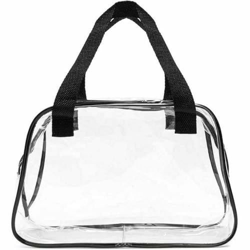 Bolsa pequena de PVC transparente casual para concertos de viagem