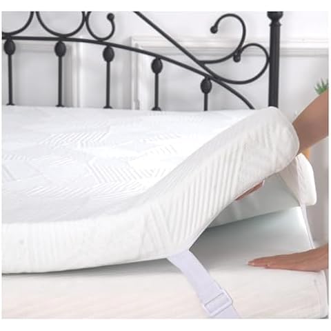 2 Inch Gel Memory Foam Mattress Topper Twin XL, Cooling Bed Topper with Removable C...