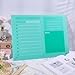 GLOBLELAND Green Acrylic Dry Erase Board 15.7