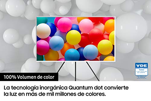 SAMSUNG The Frame QLED 4K 2022 50LS03B Smart TV 50 Zoll (127,7 cm), 4K UHD Auflösung, QLED 4K Prozessor mit KI, HDR 10+, One Connect, Fast unsichtbares Kabel, SolarCell Remote Control und Alexa – Bild 6