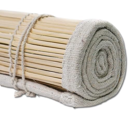 W 4 Ft× H 7 Ft (Pack of 1) Bamboo Curtain| Outdoor Roll-Up Blinds for Balcony, Veranda & Windows | Sun Protection | All-Season Bamboo Protection