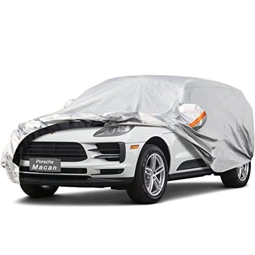 6 Layer SUV Car Cover Custom Fit Porsche Macan (2014-2025) Waterproof All Weather, Heavy Duty Outdoor Snow Sun Rain Uv Protection (Ships from US Warehouse, Delivery 3-8 Days) Porsche Macan (