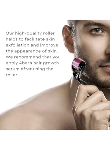 Image of H air roller For H air And Beard Regrowth 640 Micro 0.5mm Titanium Alloy Needles Reduces H air Fall & Stimulates H air Follicles, Safe and Effective Easy to use | Skin Care Men and Women (0.5)
