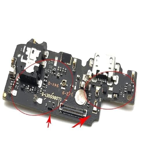 Docile : Charging Board Mic Flex USB Port Charging Flex PCB Connector for Mi Redmi Note 5 Pro Original 100% Og with All IC Strong Signal Fast Charging