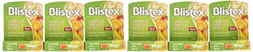 Blistex Lip Protectant SPF 15 Orange Mango Blast.15 oz (Pack of 6)