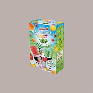 LUCGEL Srl 5×10 Pezzi Polaretti Ghiaccioli Sorpresa FRUIT BIO Pezzi 400 Ml DOLFIN con Succo di Frutta