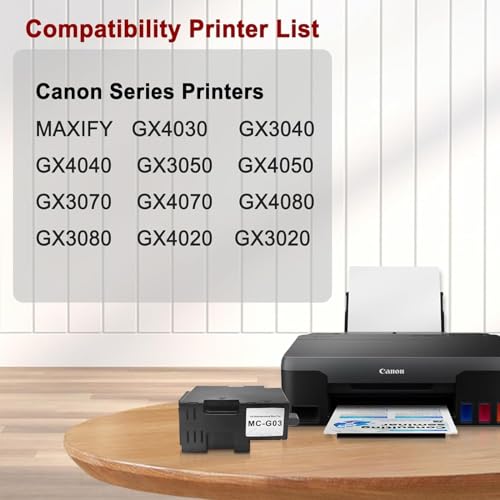 Image of MC-G03 Remanufactured Maintenance Tank for Canon GX4030 /GX3040 /GX4040 /GX3050 /GX4050 /GX3070 /GX4070 /GX4080 /GX3080 (MC-G03 Maintenance Box)
