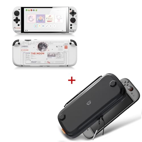 Image of GeekShare Moon Landing Switch 2 Case & Hard Shell Travel Case Bundle