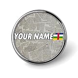 Freecustom Anstecknadel-Set, Motiv: Kuba-Flagge, Patriotische Flagge, Emaille, Urlaubsflaggen, Knöpfe für Jeans, personalisierter Name, einzigartige Anstecknadel, Abzeichen für Büchertaschen, Hüte,