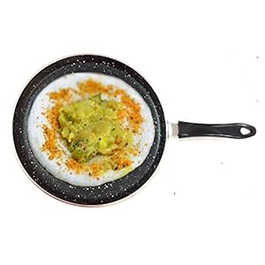 Non Stick Dosa Tawa Crepe Pancake Pan Griddle Non-Stick Dosa Tava 4 mm Thickness,Dosa Pan Cookware,Non Stick Dosa Tawa, Dosa Tawa Indian Style Best Crepes Pan Rounded Base Durable