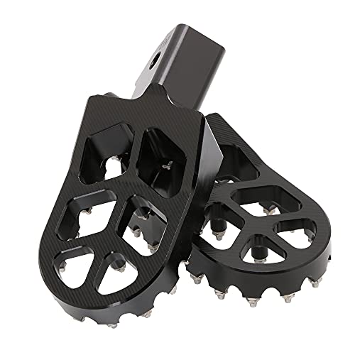 Dirt Bike Foot Pegs Motorcycle Footpegs Foot Pedals Rests Cnc For Sur Ron Light Bee S/X Segway X260 X160 Crf150F 2003-2019 Crf230F 2003-2019 Black #TOP3
