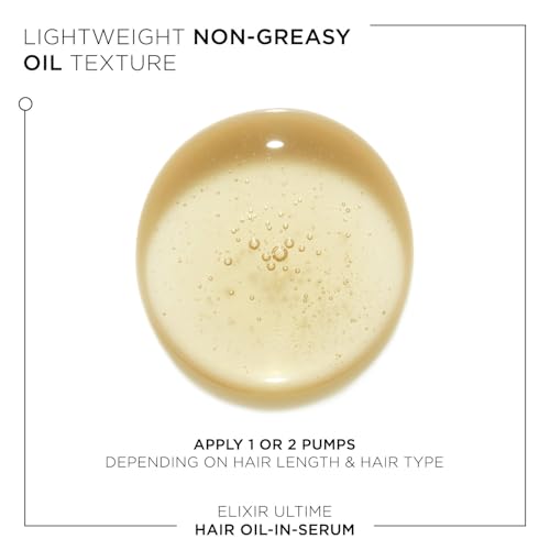 Image of Kerastase Elixir Ultime Hair Oil-In-Serum | 2X Shinier Hair | 96H Anti-Frizz Action | Infused with French Camellia, Marula & Wild Camellia Oils