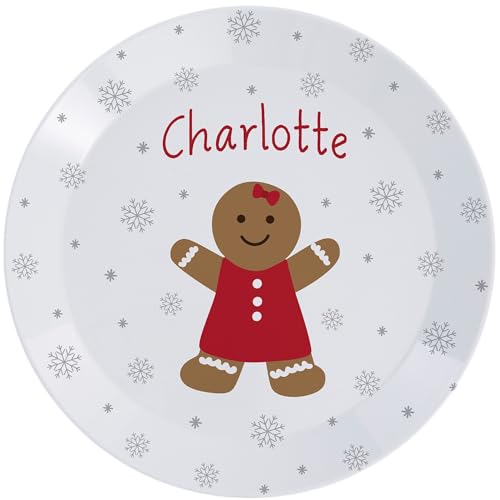 Personalization Universe Christmas Characters Personalized Kids Plate