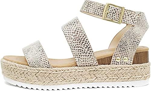 Soda Womens VALETT Open Toe Casual 