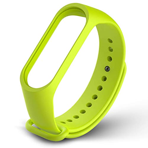 Image of WOW Imagine Premium Matte Silicon Wrist Band Replacement for Xiaomi MI Band 3 - Fresca Green