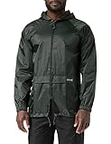 Regatta Mens Stormbreak wasserdichte Jacke mit Kapuze, Dark Olive, 3X-Large
